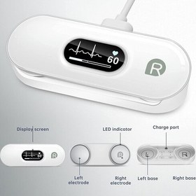 تصویر مانیتور قلب قابل حمل ECG شخصی Wellue DuoEK-S 