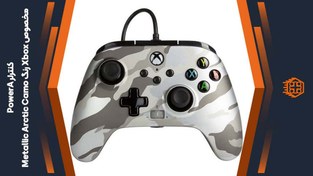 تصویر دسته ایکس باکس PowerA طرح ارتشی طوسی ا Xbox PowerA Controller Gray Army Design Xbox PowerA Controller Gray Army Design