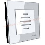 تصویر زنگ ملودی ویرا مدل کریستال سفید Veera Switch And Sockets White Crystal