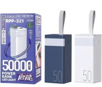 تصویر پاوربانک فست شارژ 50000mAh ریمکس مدل RPP-321 - سرمه ای Remax Powerbank 50000mAh (RPP-321)