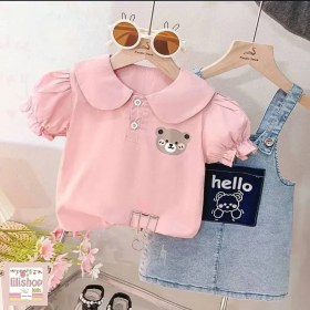 تصویر بلوز و سارافون جین 1163 