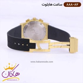 تصویر ساعت هابلوت کرنوگراف مشکی طلایی مردانه | کد 888/82 Hublot 