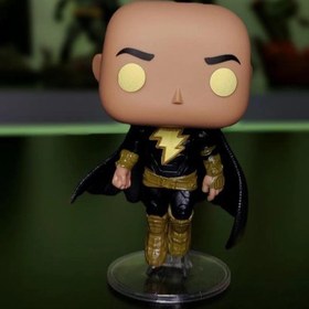 تصویر فانکوپاپ! بلک آدام با شنل در حال پرواز POP! BLACK ADAM FLYING WITH CAPE (GLOW) 1231 BLACK ADAM