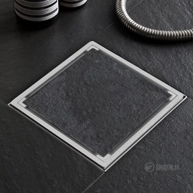 تصویر کفشور سرامیک خور SW301 سفید آلومینیوم شیدور 