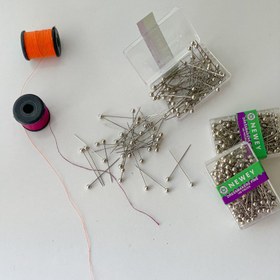 تصویر سوزن ته گرد نقره ای 