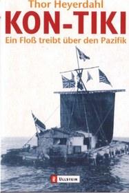 تصویر دانلود کتاب Kon- Tiki. Ein Floß treibt über den Pazifik 2000 کتاب آلمانی کن-تیکی. یک قایق در سراسر اقیانوس آرام در حال حرکت است 2000