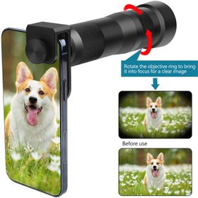 تصویر لنز موبایل تله زوم DS-38X Mobile Zoom Lens 