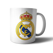 تصویر ماگ سرامیکی فوتبالی تیم فوتبال رئال مادرید اسپانیا لالیگا real madrid realmadrid 