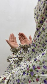 تصویر چادر نماز آستین پرنسسی Chador