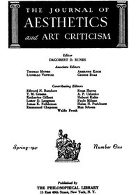 تصویر دانلود کتاب The Journal of Aesthetics and Art Criticism Vol. 1, No. 1 (Spring, 1941) 1941 کتاب انگلیسی مجله زیبایی شناسی و نقد هنر جلد. 1، شماره 1 (بهار، 1941) 1941