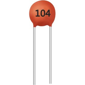 تصویر 100nFخازن عدسی 