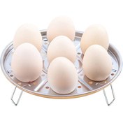 تصویر سبد بخارپز تخم مرغ استیل 