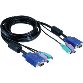 تصویر کابل کی وی ام سوئیچ دی لینک DKVM-CB ا D-Link DKVM-CB 3 in 3 PS2 1.8M KVM Switch Cable D-Link DKVM-CB 3 in 3 PS2 1.8M KVM Switch Cable