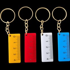 تصویر جا کلیدی خط کش 4 سانتیمتری (پک 25 عددی )+ حک اختصاصی متن دلخواه 