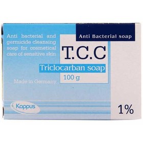 تصویر صابون آنتی باکتریال تی سی سی 100گرم کاپوس Kappus Anti Bacterial Tcc Soap 100g