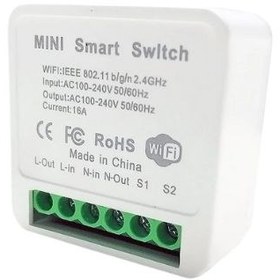 تصویر رله تک پل وای فای(wifi switch) PZS-T۱۰-۱G