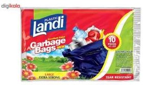 تصویر کيسه زباله لندي مدل Excellent - بسته 10 عددي ا Landi Excellent Garbage Bag - Pack Of 10 Landi Excellent Garbage Bag - Pack Of 10