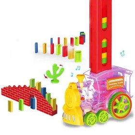 تصویر قطار دومینو ساز ۶۰ عددی 