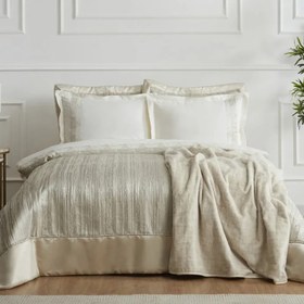 تصویر سرویس جهیزیه 8 پارچه کاراجاهوم Marbella کرم karaca home Karaca home