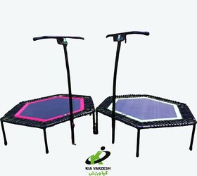 تصویر Hexagonal trampoline with handle 