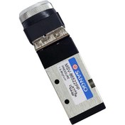 تصویر شیر دکمه ای(پوش باتن) پنوماتیک سانگو | فرمان 5/2 و 3/2 | سایز 1/4 