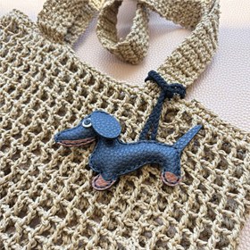 تصویر بگ چارم سگ (آویز چرمی سگ) 