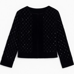 تصویر کت مخمل کارشده مناسب استایل خاص و لوکس 