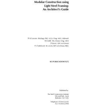 خرید و قیمت [PDF] دانلود کتاب Modular Construction Using Light Steel ...