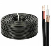 تصویر کابل دوربین ترکیبی ۰/۷*۹۶ رشته ۱۰۰ متری 