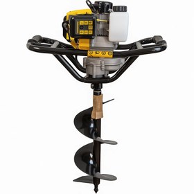 تصویر چاله کن موتوری رویال گاردن با سه تا مته 