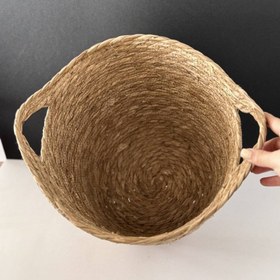 تصویر سبد حصیری سه عددی 