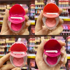 تصویر رژلب خمیری قلبی براش دار موکالر جین 12 عددی 