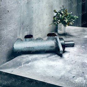 تصویر پمپ ترمز دو مداره طلایی آذین تنه مناسب پیکان و پیکان وانت 