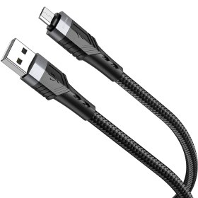 تصویر کابل تبدیل USB به MicroUSB بروفون مدل BU35 طول 1.2 متر Borofone BU35 MicroUSB Cable 1.2m