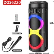 تصویر اسپیکر بلوتوثی قابل حمل شارژی مدل ZQS 6220 Speaker Wireless Portable ZQS 6220