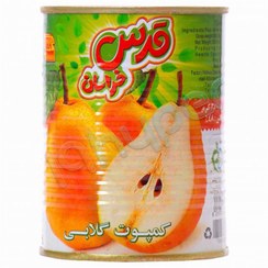 تصویر کمپوت گلابی قدس خراسان 350 گرمی 