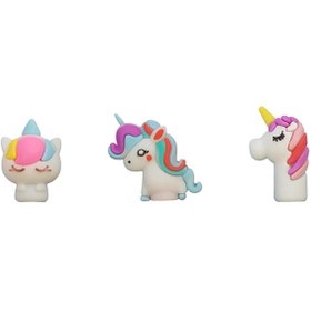 تصویر سرمدادی طرح یونیکورن کد 0048 بسته 3 عددی 