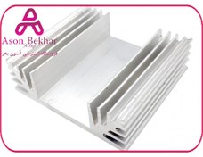 تصویر هیت سینک شاخ گوزنی 18 پره سایز 30*64 میلیمتر Aluminium heatsink 18p 64mm*30mm*20mm