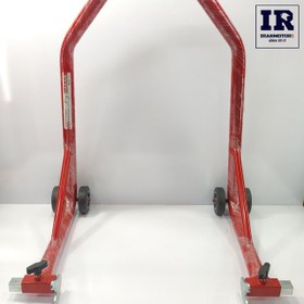 تصویر استند موتورسیکلت آلومینیومی 