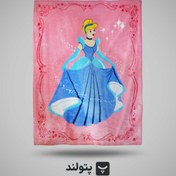 تصویر پتو عروسکی یکنفره گلبافت 