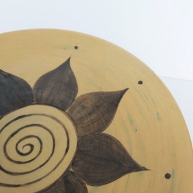 تصویر دیس بزرگ طرح گل 