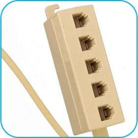 تصویر تبدیل 1 به 5 سوکت تلفن ا Convert 1 to 5 phone sockets کد 0811 