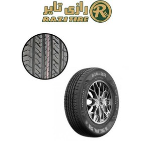 تصویر لاستیک رازی سایز 165/65R13 گل RG414 RAZI