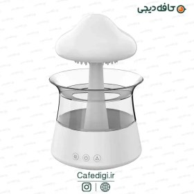 تصویر دستگاه بخور و چراغ خواب بارانی ابری مدل Rain Cloud Humidifier CH08F Rain Cloud Humidifier CH08F