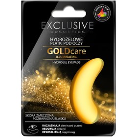 تصویر پچ زیر چشم روشن کننده اکسکلوسیو مدل GOLDcare حاوی ذرات طلا 