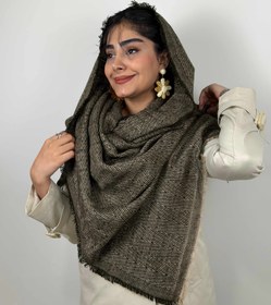 تصویر موهر زیکزاکی - قهوه‌ای کرم 