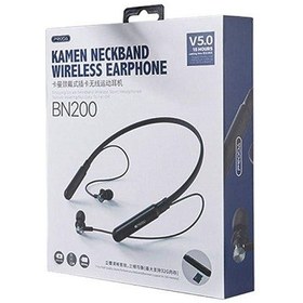 تصویر هندزفری بلوتوث دورگردنی و رم خور Proda PD-BN200 Proda PD-BN200 Neckband Wireless Stereo headset