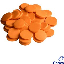 تصویر شکلات سکه ای با طعم پرتقال 1 کیلویی 