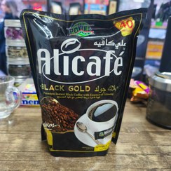 تصویر پودر قهوه علی کافه مدل Black Gold (اورجینال) بسته 40 عددی 