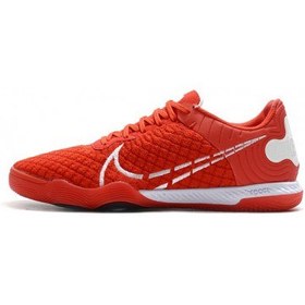 تصویر کفش فوتسال نایک ری اکت گتو Nike React Gato IC Red Orange 